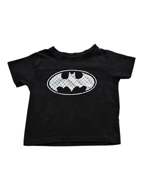 Batman DC Comics T-shirt Short Sleeve Black Shirt Baby Toddler 2T